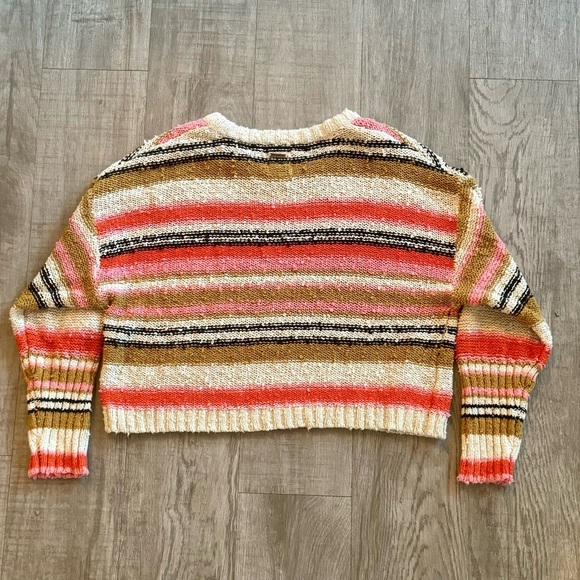New Billabong Striped Multicolor Sweater - SZ: S/P - Picture 2 of 5